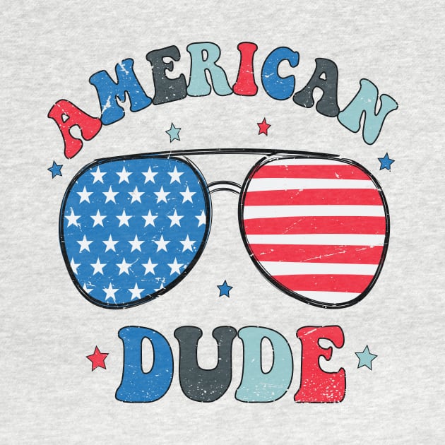 American Dude Kids Shirt - Freedom Toddler Tee - Boys 4th Of July Kids Shirt by SouQ-Art